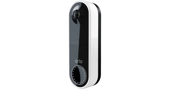 Arlo Essential Video Doorbell HD 180° View Night Vision Two Way Audio Wire Free or Wired AVD2001