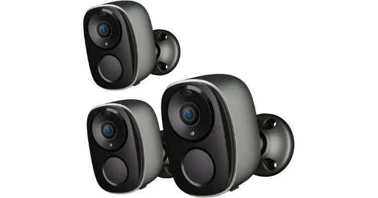 ELECCTV BW4-G-3Pack Unleashing 2K Wireless Security Cameras for Ultimate Outdoor Protection