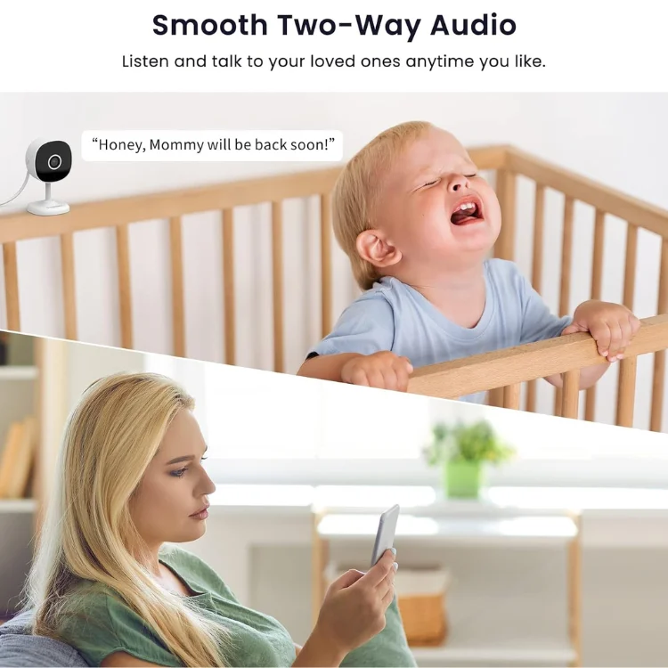 GALAYOU 2 Way Audio Baby Monitor - Home Security Camera