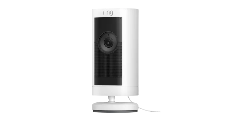 Ring Stick Up Cam Pro Plug-In Pro-Level Security with 1080p HDR Video and Bird’s Eye Detection