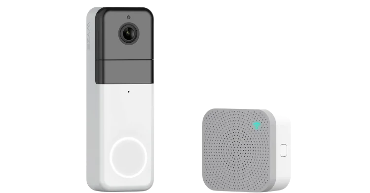 WYZE Secure Wireless Video Doorbell Pro 1440 HD 2 Way Audio and Long Lasting Battery